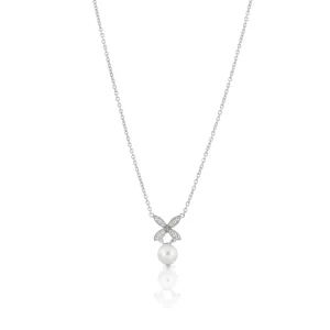 Ellipse mini pearl halsband