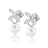 Ellipse mini pearl örhängen