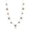 Glamorous multi halsband - champagne