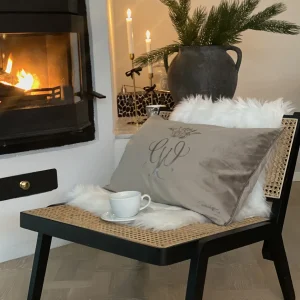 Kuddfodral Royal beige/grå 40x60
