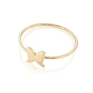 Petite papillion ring - GP