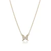 Petite papillion sparkling halsband