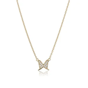 Petite papillion sparkling halsband