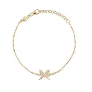 Petite papillion sparkling armband