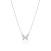 Petite papillion sparkling halsband