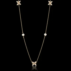 Sparkling Ellipse Long Halsband