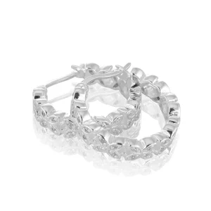 Sparkling ellipse mini örhängen creol - L