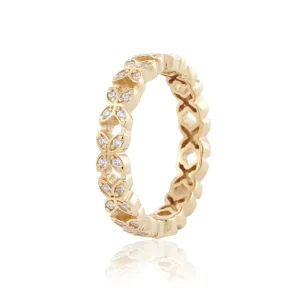 Sparkling Ellipse Mini Ring