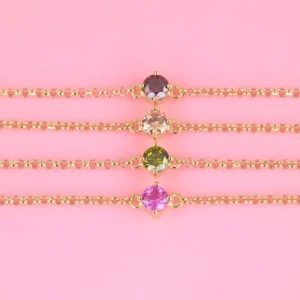 Time to glow mini armband - pink